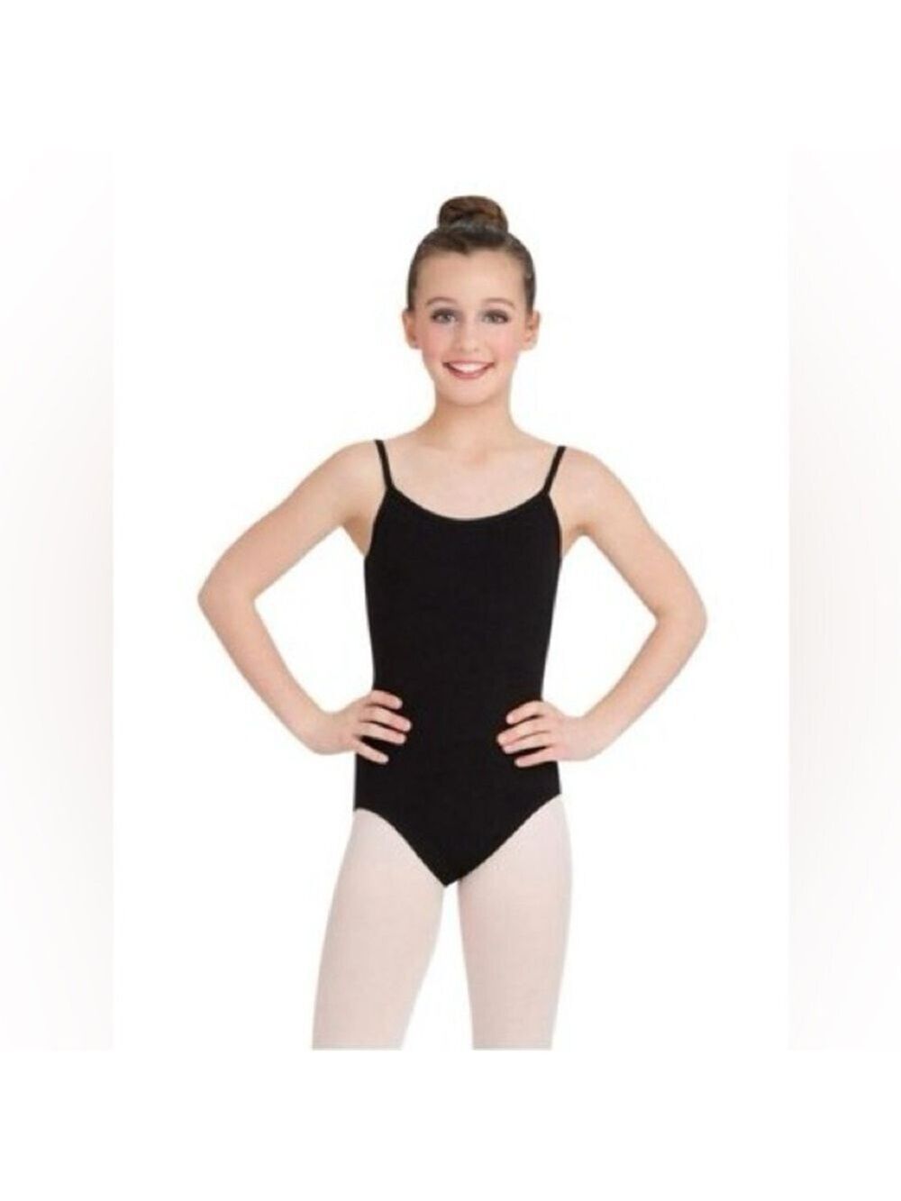 Capezio Black Dancewear Girls Size XS Adjustable Straps